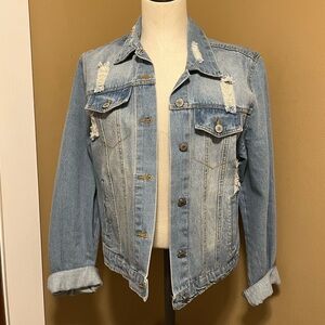 Stylish Light Blue Denim Jacket